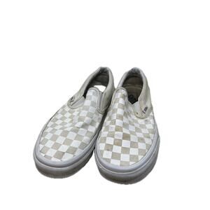 VANS Canvas Checkered Low Top Skate Shoes Mens 7.5 Woman 9